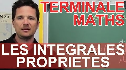 Les intégrales - Propriétés - Maths terminale - Les Bons Profs