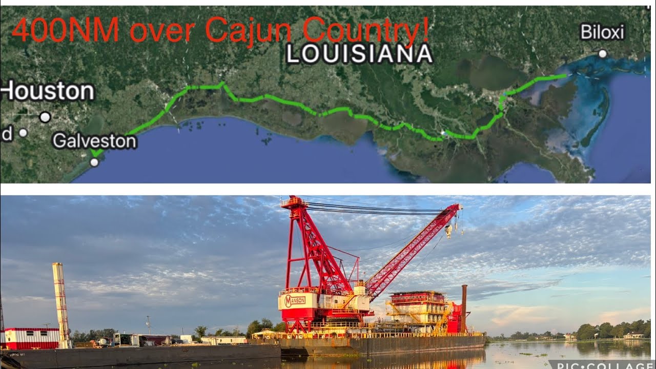 Доставка яхты длиной 400 морских миль через страну Каджун {American Tug}