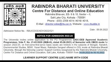 RBU MA in Distance application start #rbu #rbudde #ma #mainDistance