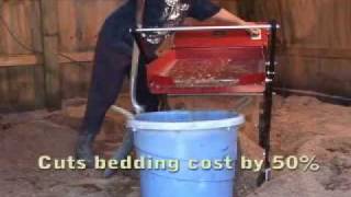 Brockwood Stall Shi*fter - Horse stall cleaning system, automatic manure and bedding sifter