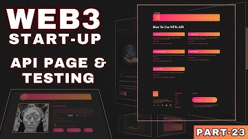 API Detail Page & Testing React Detail Page | Building Web3 NFTs API Start-Up From Scratch | Part 23
