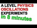 Oscillations and Simple Harmonic Motion Quiz