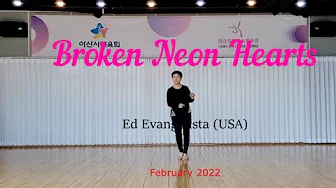 Broken Neon Hearts Linedance / High Beginner Broken Neon Hearts Linedance / High Beginner