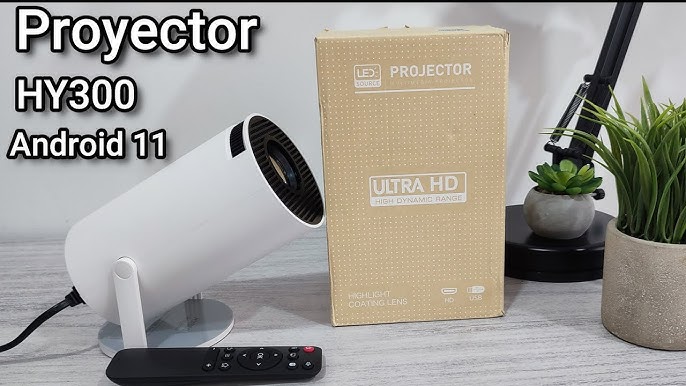 Mini Proyector Portátil 4k Android 11.0 Wifi Hy 300