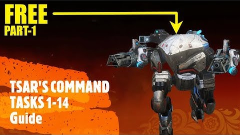 WAR ROBOTS YAGA GANG EVENT || TASKS 1-14 || GUIDE