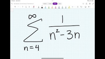 Determine whether the sum from n=4 to infinity of 1/(n^2-3n) converges or diverges