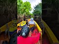 Menyusuri Anak Muara Kalimantan 🚤💨 !!! Seperti di Amazon..! #adrenaline #amazon #borneo #shorts