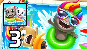 Talking Tom Pool Gameplay Part 3 (Android,IOS)