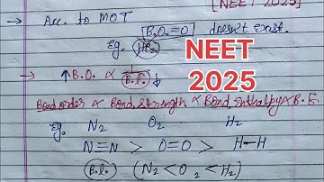 Given below are two statements:Statement I: A hypothetical diatomic molecule with bond order zero is