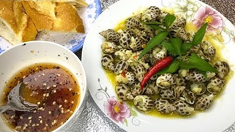 Ốc hương xào bơ tỏi thơm ngon dễ làm