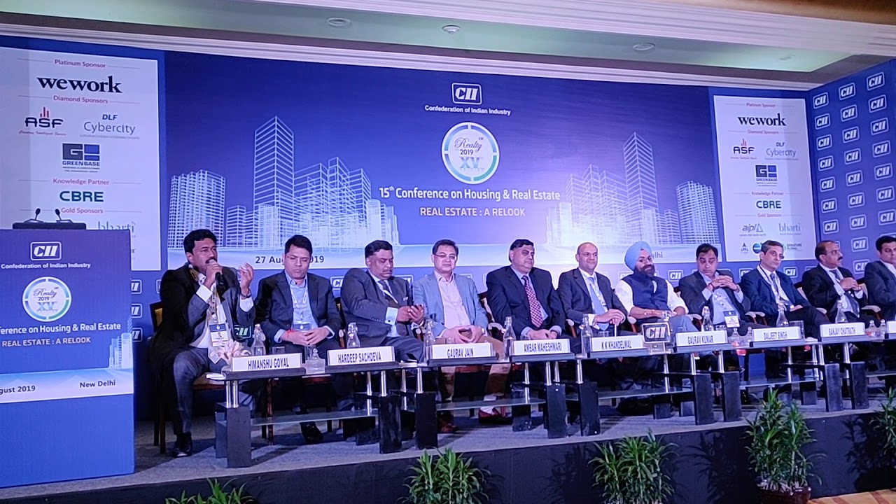 CA Himanshu Goyal at CII Conference on Real Estate - YouTube