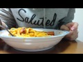 【音フェチ】自作パスタを小声で話しながら食べる【飯テロ】