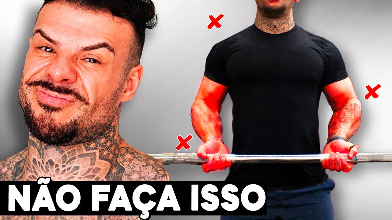 10 Piores ERROS em um Treino de Bíceps que Jogam seu Treino NO LIXO!