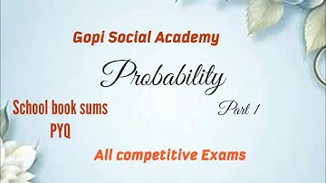 Probability | part 1 | maths class | All Type of sums | TNPSC | TET |  RRB | SSC | school book sums