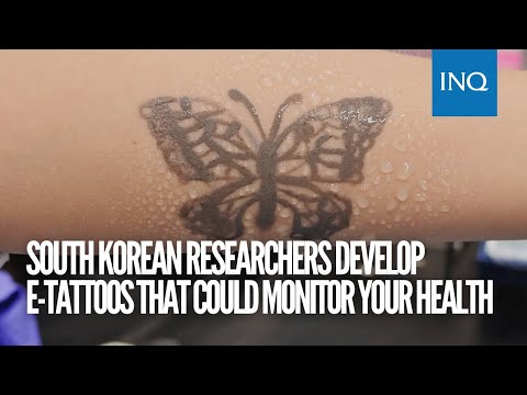 South Korean researchers develop e-tattoos that could monitor your health