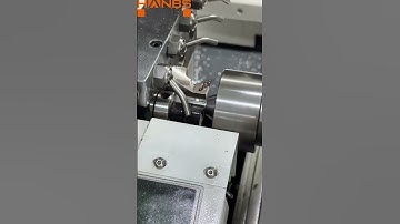 HANBS swiss type cnc lathe HS-926 is sampling products. #machine #cnclathe #lathe #machinetool #cnc
