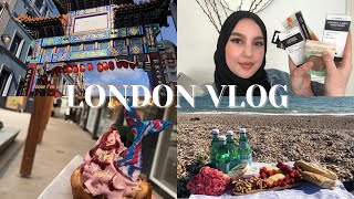 LONDON VLOG| Hmart &amp; Boots haul, Parisian picnics on British coasts and walks