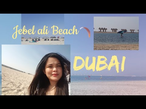 Jebel ali Beach Dubai Uae | Dubai kabayan vlog