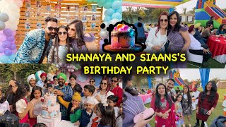 Shanaya and Siyaan's Birthday Party 🎂