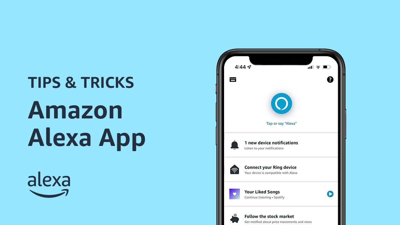 How to use the Alexa App