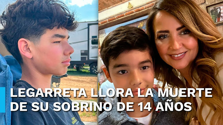 Muere sobrino de Andrea Legarreta; le dedica emotivo mensaje