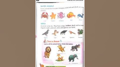 Class-1 EVS || Chapter- 15 Amazing world of Animals || By Sarita Nigam