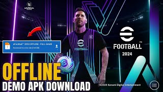 eFootball 2024 Offline Mod APK Demo – First Look Gameplay vs AI (New 2026) screenshot 4