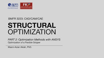 Structural Optimization (Part 2)