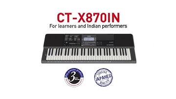Casio CT-X870IN musical keyboard | Official product video