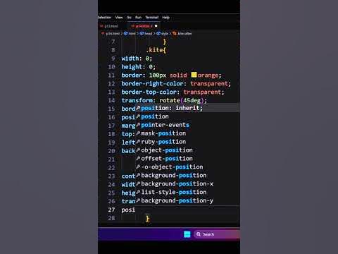 How To Create Kite 🪁 Using HTML | CSS - YouTube