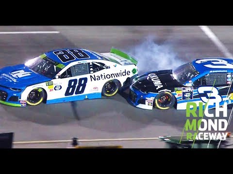 Alex Bowman gets hit from behind by Austin Dillon: Richmond Raceway