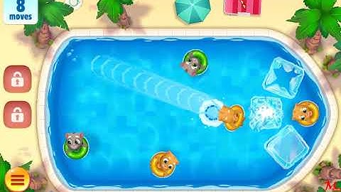 Talking Tom Pool Level 6 - Walkthrough