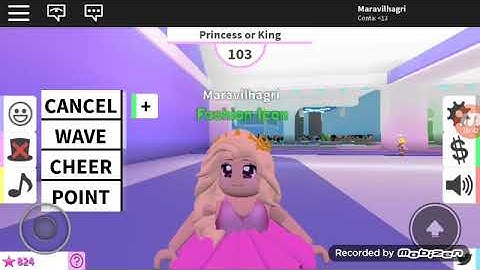 Desfilando no roblox