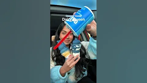 Dairy Queen Cookie Crunch Review | Dairy Queen Fan Review #dairyqueen #dq #blizzard #mukbang #shorts