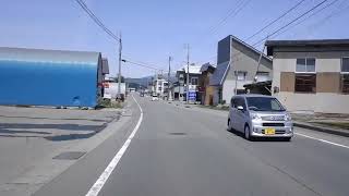 【車載動画】国道２５２、旧守門村須原を走る（２３年４月２５日）