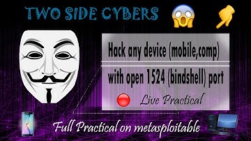 Exploiting port 1524 bindshell of Metasploitable 2