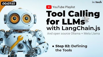 Tool Calling with LangChain.js - Step 02 - Defining the Tools