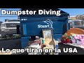 ♻️Dumpster Diving Lo que tiran la USA 🇺🇸😱