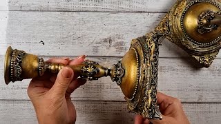 Декор подсвечника.Винтаж.Имитация бронзы.Candlestick decor. Vintage. Imitation bronze.