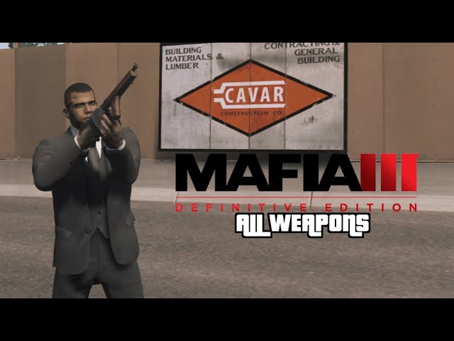 MAFIA 3 Definitive Edition - All Weapons Showcase 