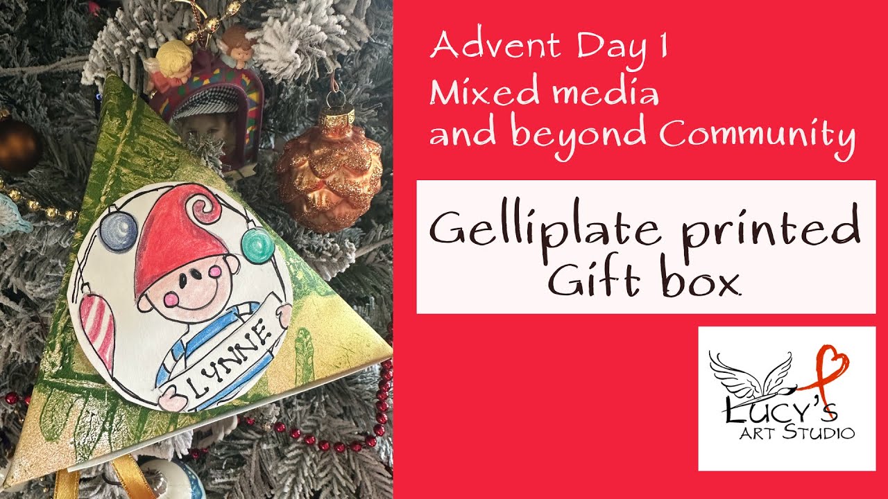 Рождественский подарочный набор Gelliplate с Люси