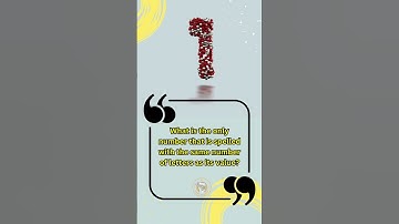 #42 What number? |has all its letters in alphabetical order |funny questions to ask people | #Shorts