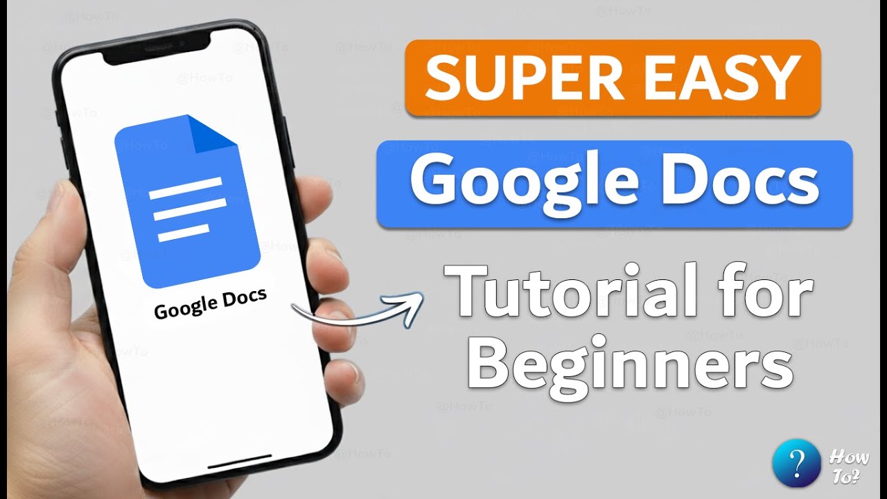 Google Docs for Beginners Mobile Tutorial 2025 (Step-by-Step) - YouTube