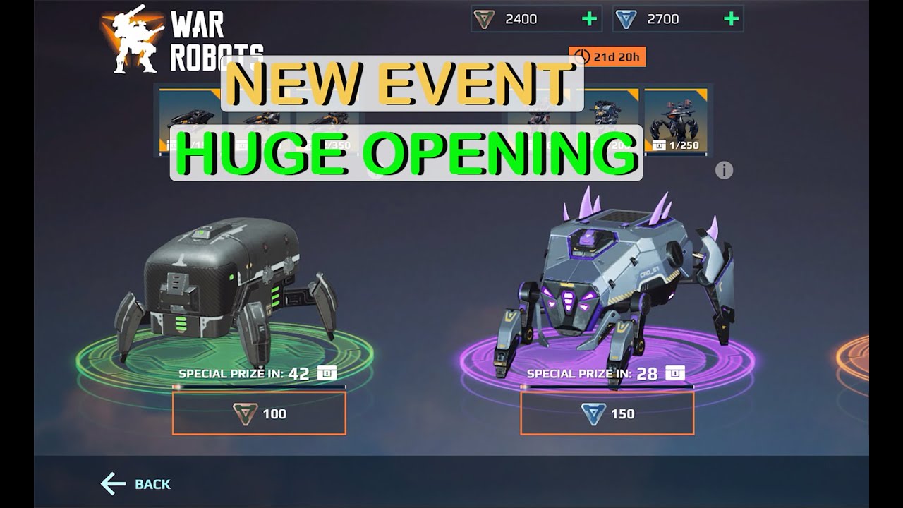 Unboxing the Biggest War Robots Special Delivery Crate Ever!