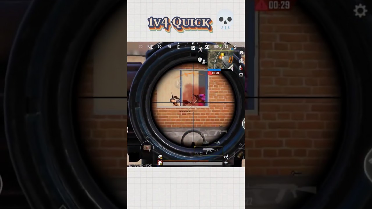 1v4 Strategy Squad Wipes Pubg Mobile ⚡⚡