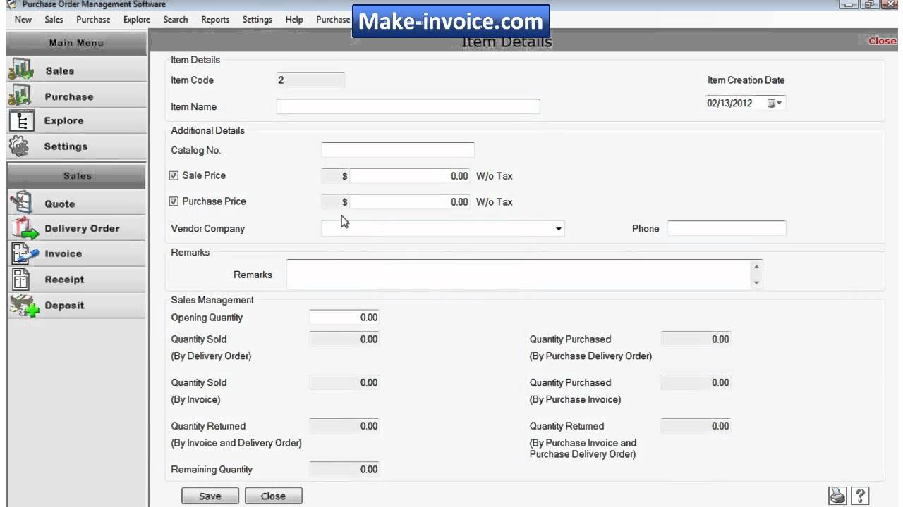 invoice and inventory software