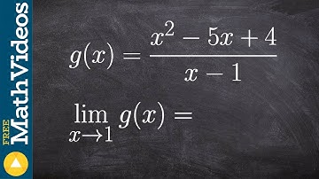 Evaluate the limit of a rational expression with a hole