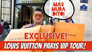 Paris FLAGSHIP LOUIS VUITTON LUXURY SHOPPING Vlog PART 1 → Louis Vuitton  Maison Champs-Élysées 