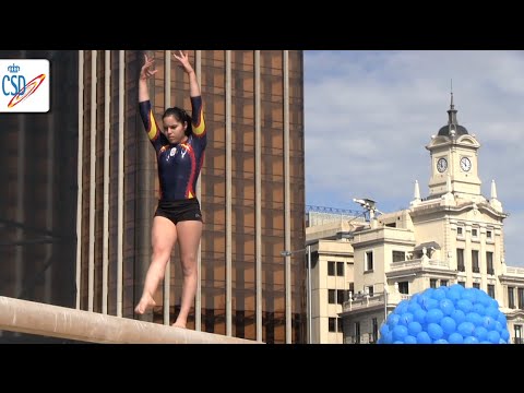 Gimnasia en la Semana Europea del Deporte de Madrid consejo comunitario