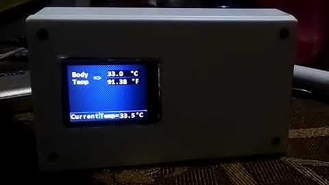 #STM32 #Nextion DIY Contactless Thermal Temperature Monitor